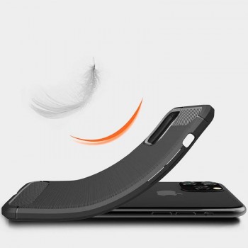 Silikoninis Carbon dėklas - juodas (IPHONE 11 PRO) Silikoninis Carbon dėklas - juodas (IPHONE 11 PRO)